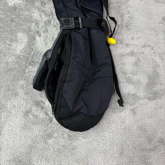 Burton Snowboard Woman's Mittens XL RN# 87380 Waterproof Insulated Side Zipper - Picture 6 of 9